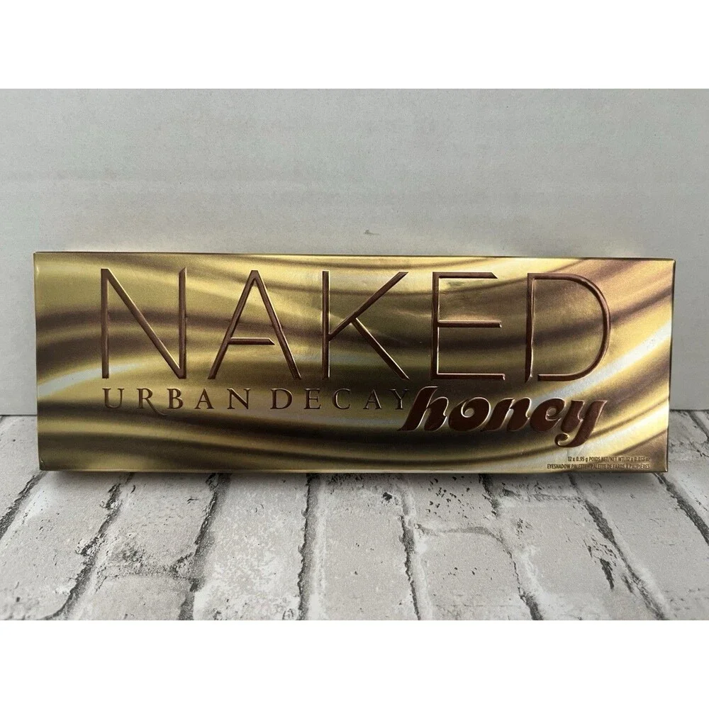 Urban Decay Naked Honey Eyeshadow Palette With Double Ended Brush